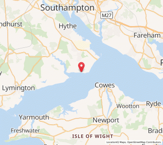 Map of Lepe, EnglandEngland