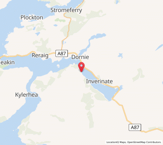 Map of Letterfearn, ScotlandScotland
