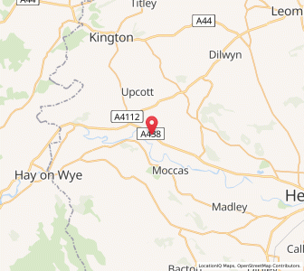Map of Letton, EnglandEngland
