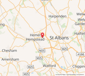 Map of Leverstock Green, EnglandEngland