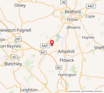 Map of Lidlington, EnglandEngland