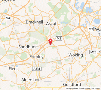 Map of Lightwater, EnglandEngland