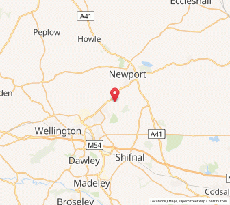 Map of Lilleshall, EnglandEngland