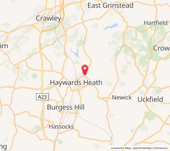 Map of Lindfield, EnglandEngland