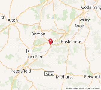 Map of Liphook, EnglandEngland
