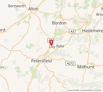 Map of Liss, EnglandEngland