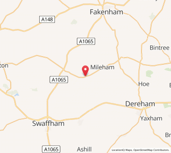 Map of Litcham, EnglandEngland