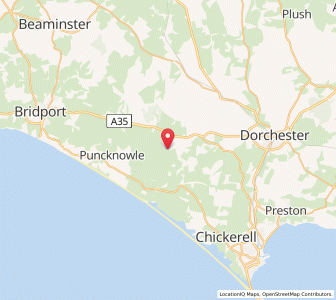 Map of Little Bredy, EnglandEngland