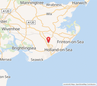 Map of Little Clacton, EnglandEngland