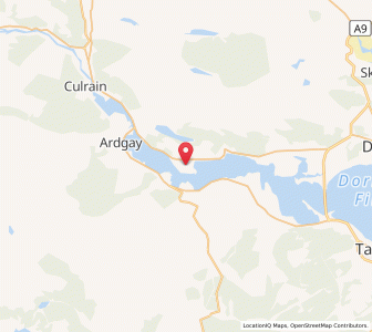 Map of Little Creich, ScotlandScotland
