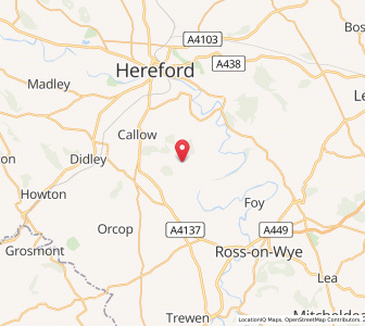Map of Little Dewchurch, EnglandEngland