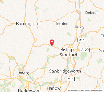 Map of Little Hadham, EnglandEngland
