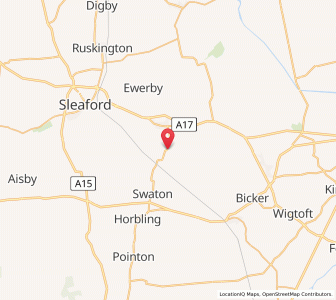 Map of Little Hale, EnglandEngland