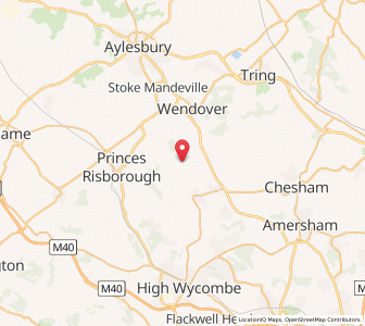 Map of Little Hampden, EnglandEngland