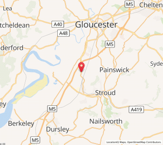 Map of Little Haresfield, EnglandEngland