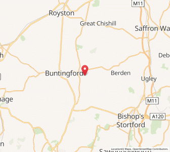 Map of Little Hormead, EnglandEngland