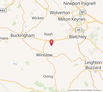Map of Little Horwood, EnglandEngland