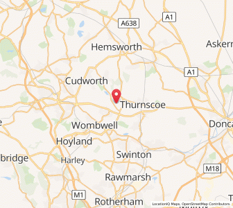 Map of Little Houghton, EnglandEngland
