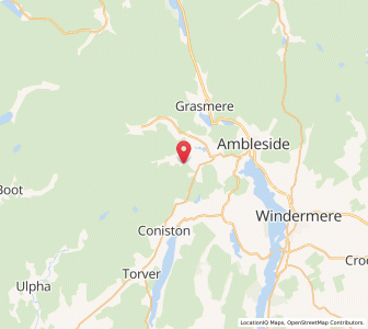 Map of Little Langdale, EnglandEngland
