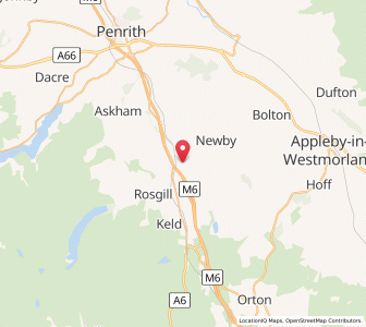 Map of Little Strickland, EnglandEngland