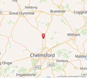 Map of Little Waltham, EnglandEngland