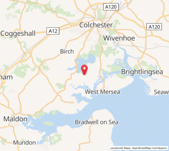 Map of Little Wigborough, EnglandEngland