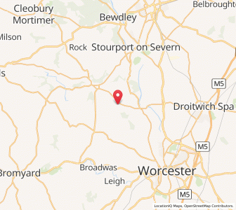 Map of Little Witley, EnglandEngland