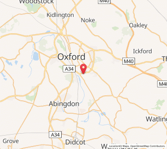 Map of Littlemore, EnglandEngland
