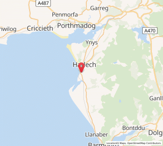 Map of Llanfair, WalesWales