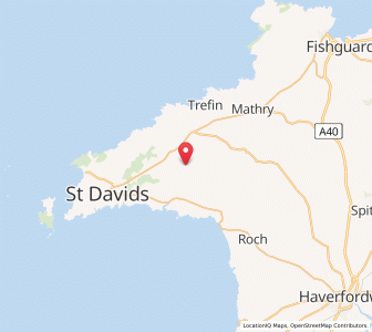 Map of Llanhowell, WalesWales