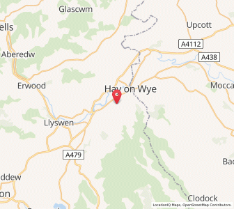 Map of Llanigon, WalesWales