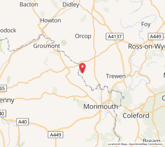 Map of Llanrothal, EnglandEngland