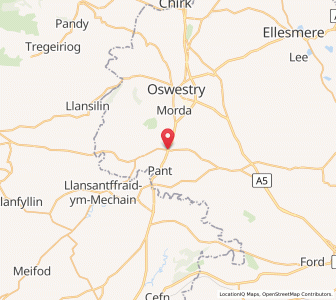 Map of Llynclys, EnglandEngland