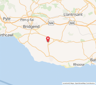 Map of Llysworney, WalesWales