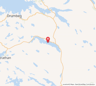 Map of Loch Assynt, ScotlandScotland