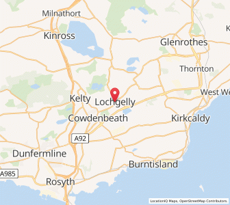 Map of Lochgelly, ScotlandScotland