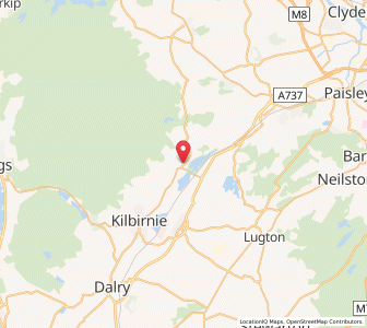 Map of Lochwinnoch, ScotlandScotland