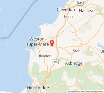 Map of Locking, EnglandEngland