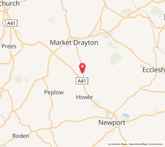 Map of Lockleywood, EnglandEngland