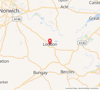 Map of Loddon, EnglandEngland