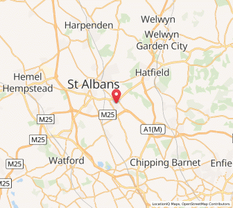 Map of London Colney, EnglandEngland