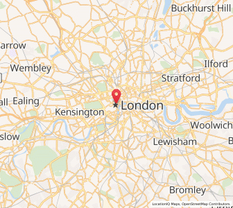 Map of Londres, EnglandEngland