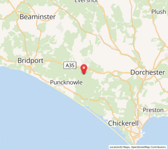 Map of Long Bredy, EnglandEngland