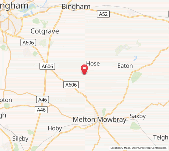Map of Long Clawson, EnglandEngland