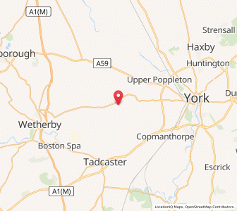 Map of Long Marston, EnglandEngland