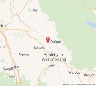 Map of Long Marton, EnglandEngland