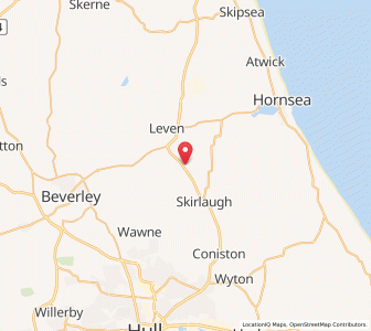 Map of Long Riston, EnglandEngland