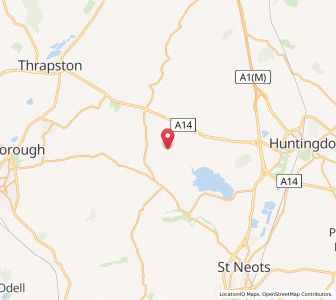 Map of Long Stow, EnglandEngland