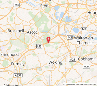 Map of Longcross, EnglandEngland