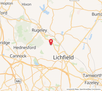 Map of Longdon, EnglandEngland